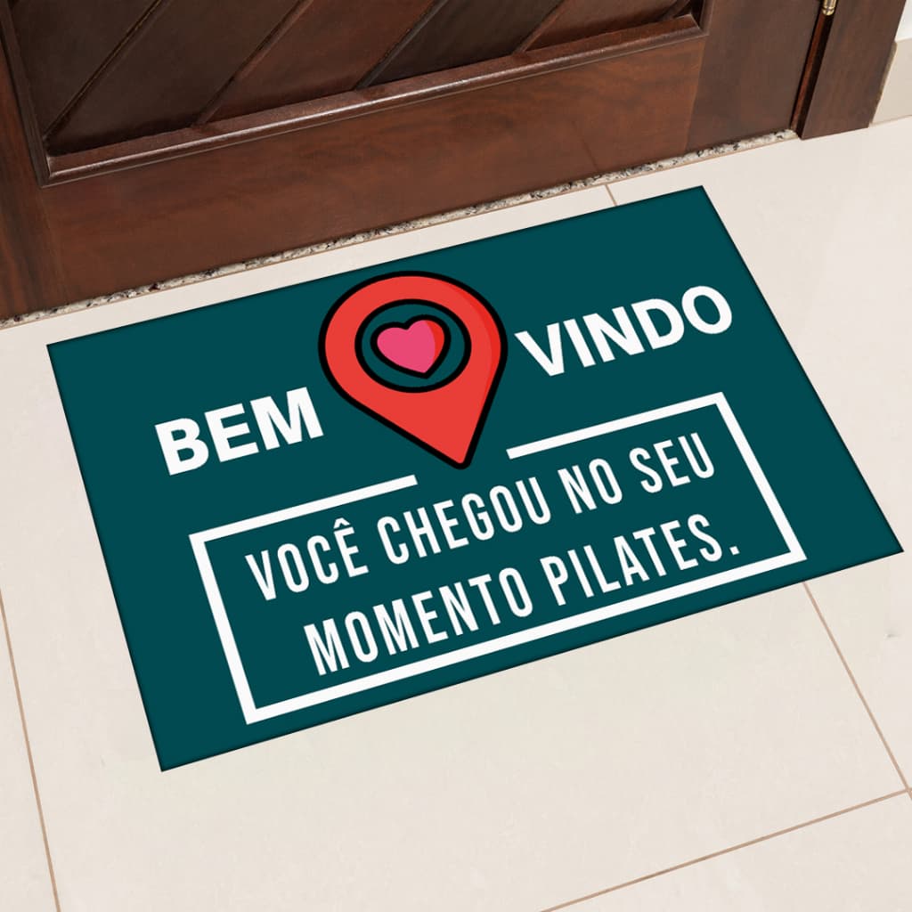 Tapete de porta pra Estúdios de Pilates 40x60
