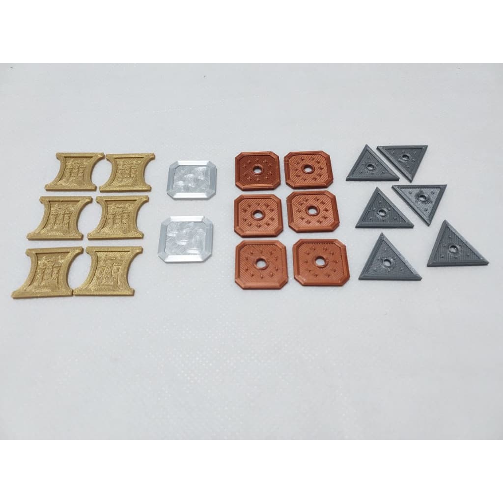 Moedas Dungeons & Dragons - Esculturas 3D