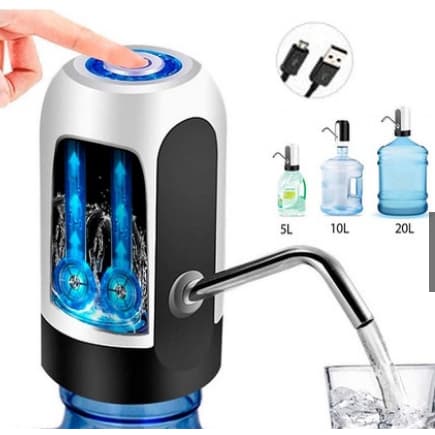 Bomba Elétrica Automática Para Galão De Água Até 20 Litros recarregável