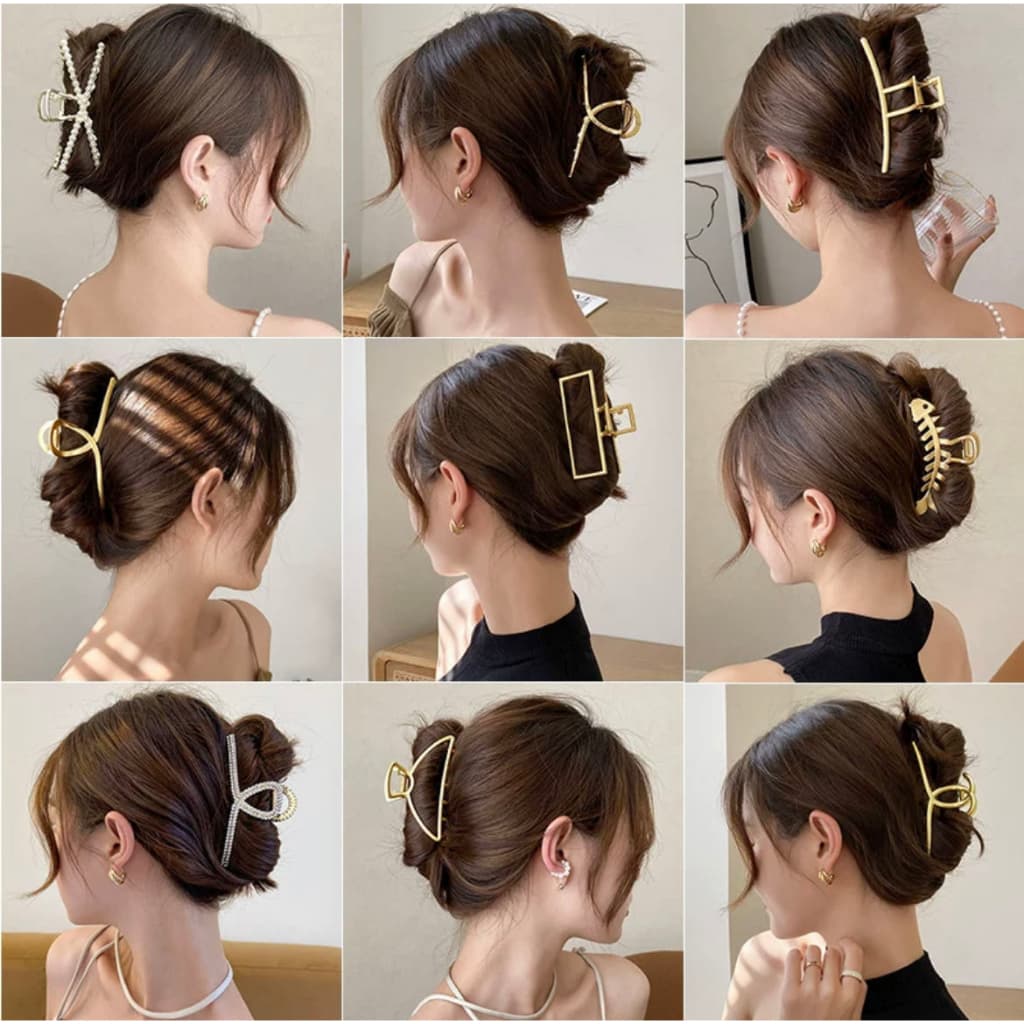 XY Prendedor De Cabelo G Metal Presilha Piranha 11cm fashion