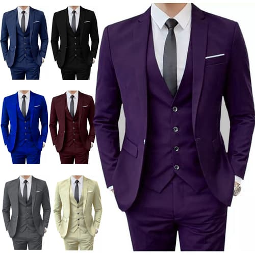 Terno Slim Masculino Roxo Super Promoção