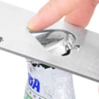 Kit 3 Abridor De Garrafa Formato Carta De Baralho Aco Inox A Espada