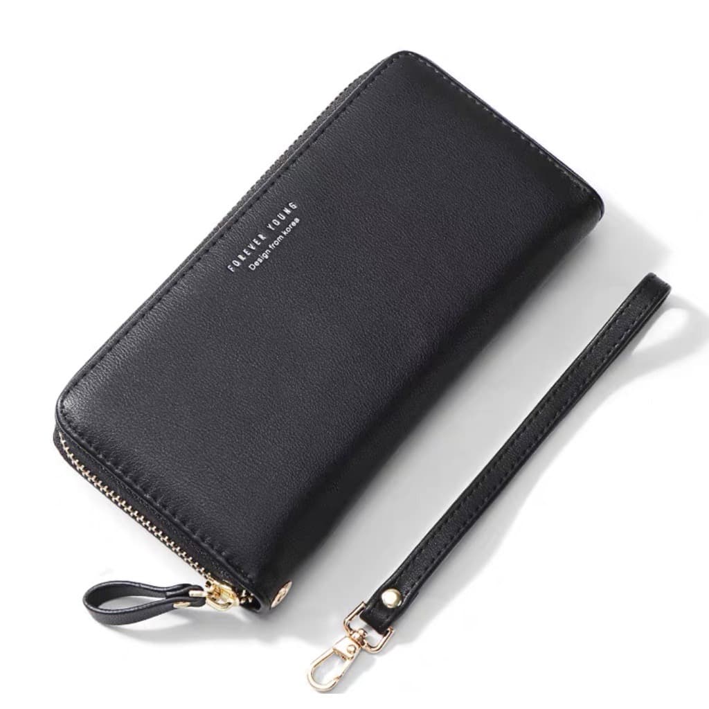 Carteira  feminina com  1 zíper Coleção Deluxe