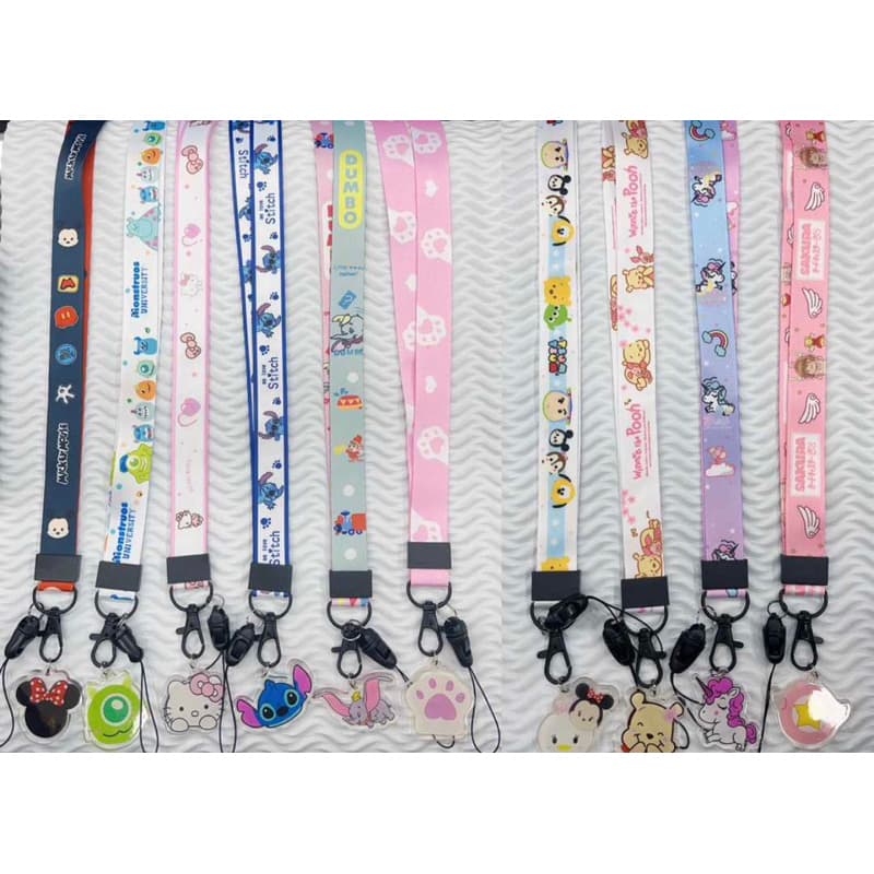 Cordão Alça Chaveiro para Chaves Crachá De Personagem Anima e de time para celular cordão para celular