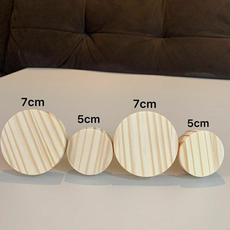 kit 4 Ganchos redondos/cabideiro  PeG