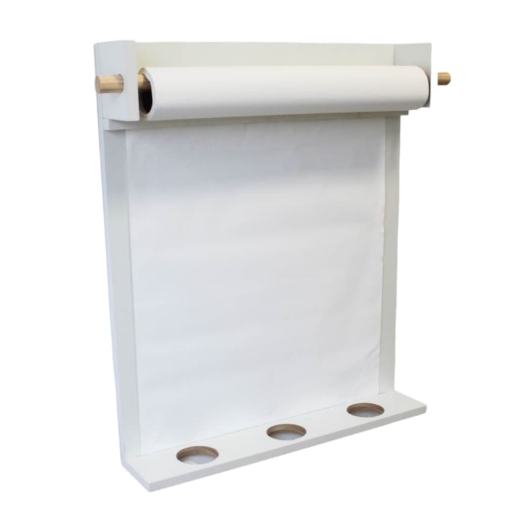 Painel Lousa Criativa Branca Infantil Educativa para Pintura e Desenho Montessori / Bobina de Papel