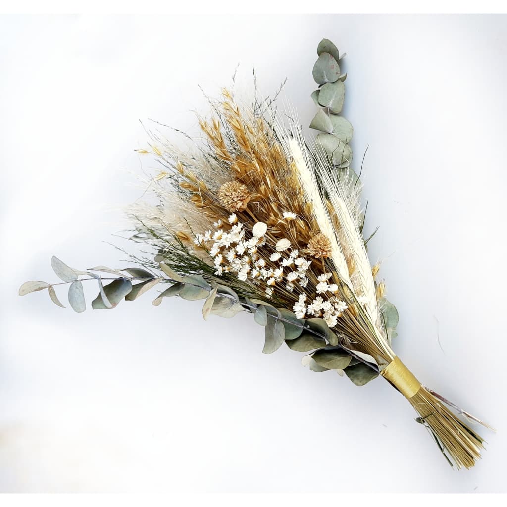 Buquê Médio Eucalipto Arranjo Decoração flores seca desidratada permanente para presente