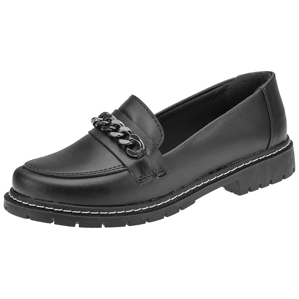 Mocassim Feminino Baixo Oxford Plataforma Blogueira