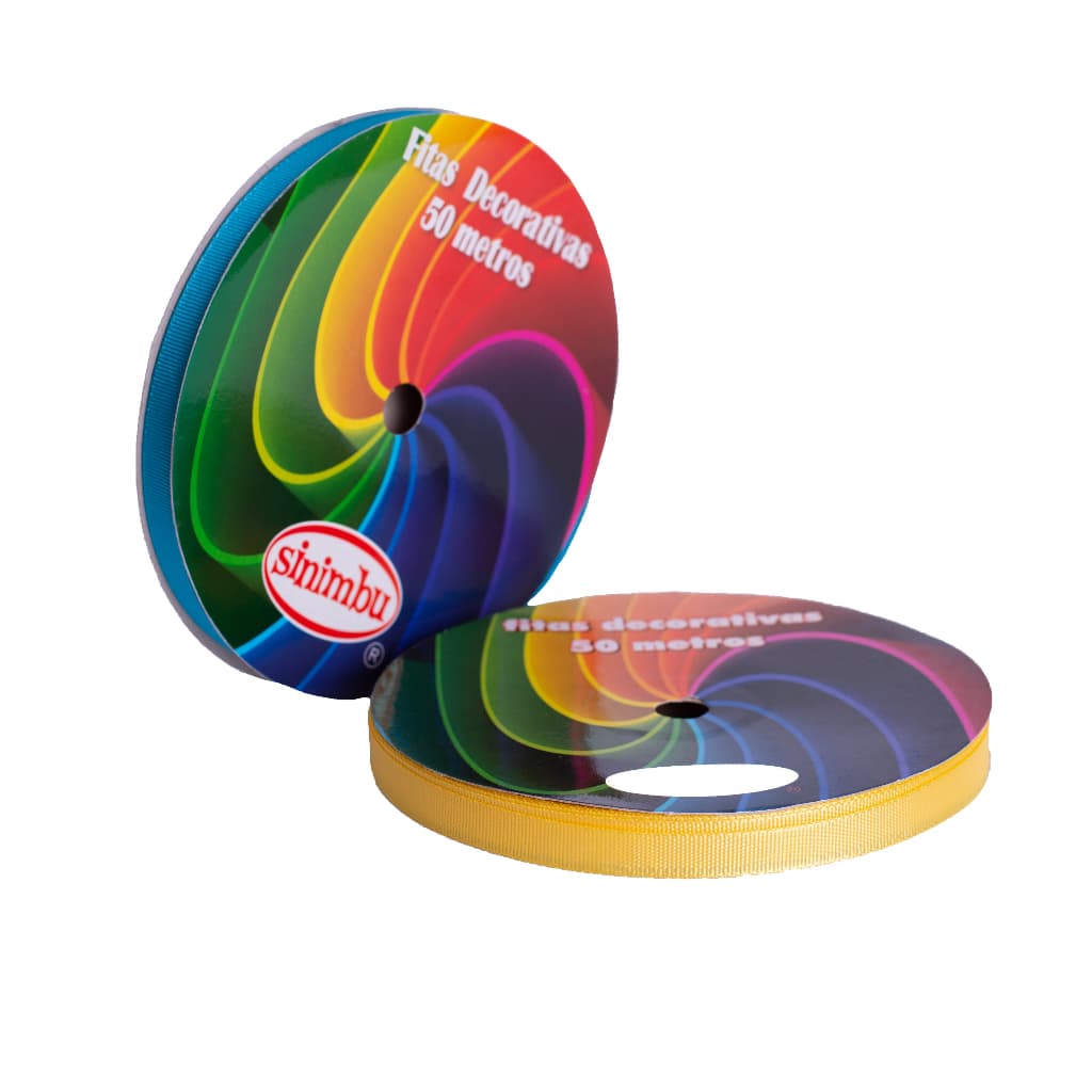 Fita Gorgurão Sinimbu N2(10mm) Rolo 50 metros - Ref: 1354/10