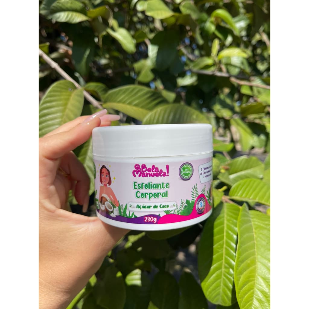 Esfoliante Corporal Açúcar De Coco QBela Manuela