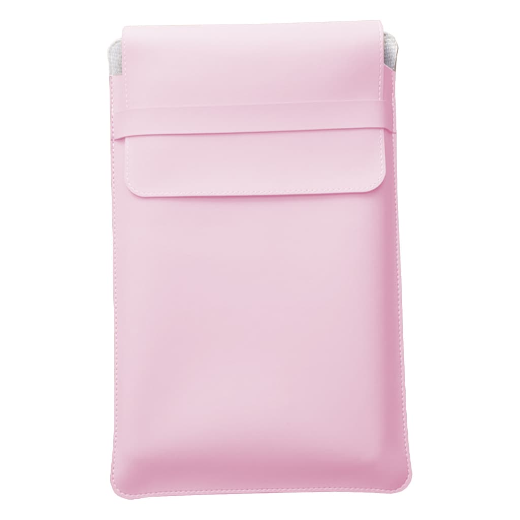 Luvas Pasta Case Capa Para Notebook Couro Sintético Rosa Premium 13, 15,6 e 17