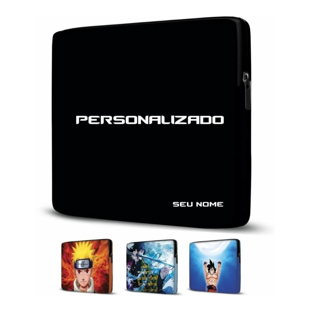 Capa Case Pasta Notebook Maleta Personalizada 17/15.6/14/12