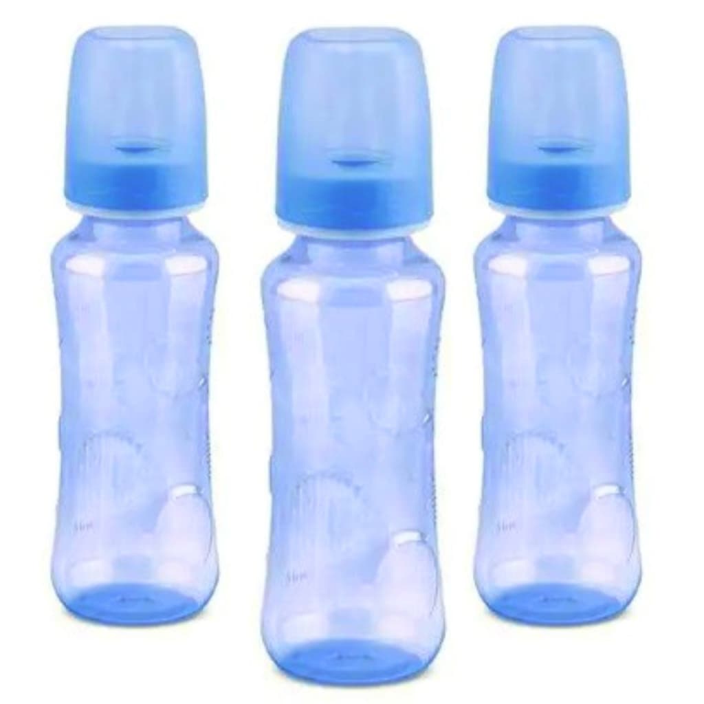 Mamadeira Azul Barato 3uni P/ Menino 240ml