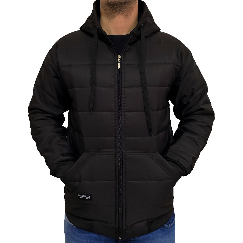 Jaqueta Puffer Blusa de Frio Masculina Casaco Bobojaco Acolchoada Gominho Eternal King