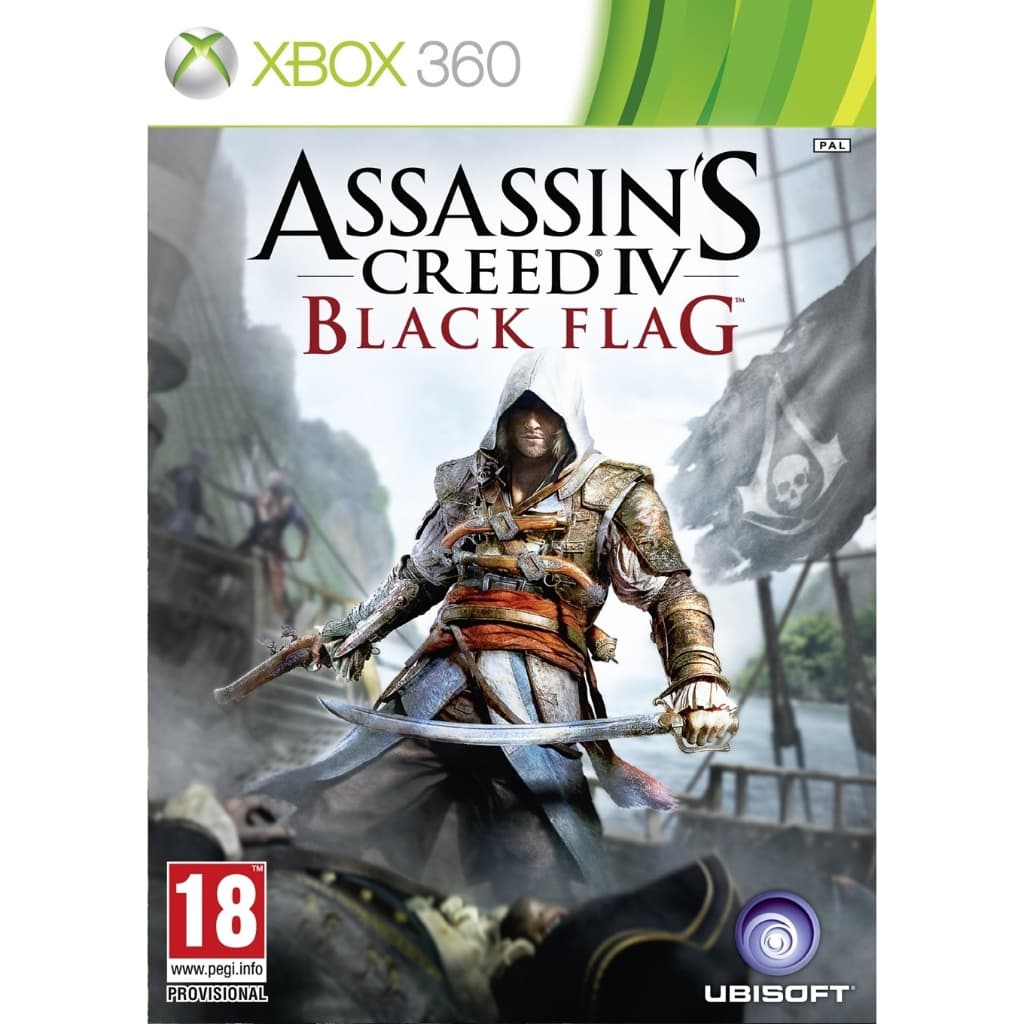 assassin´s creed IV black flag xbox 360 - MIDIA FÍSICA