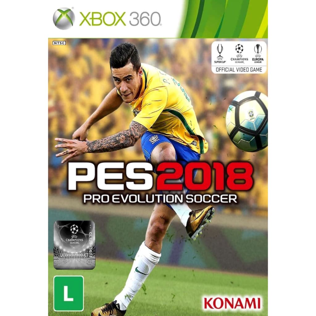 pes 2018 pro evolution soccer xbox 360 - MIDIA FÍSICA