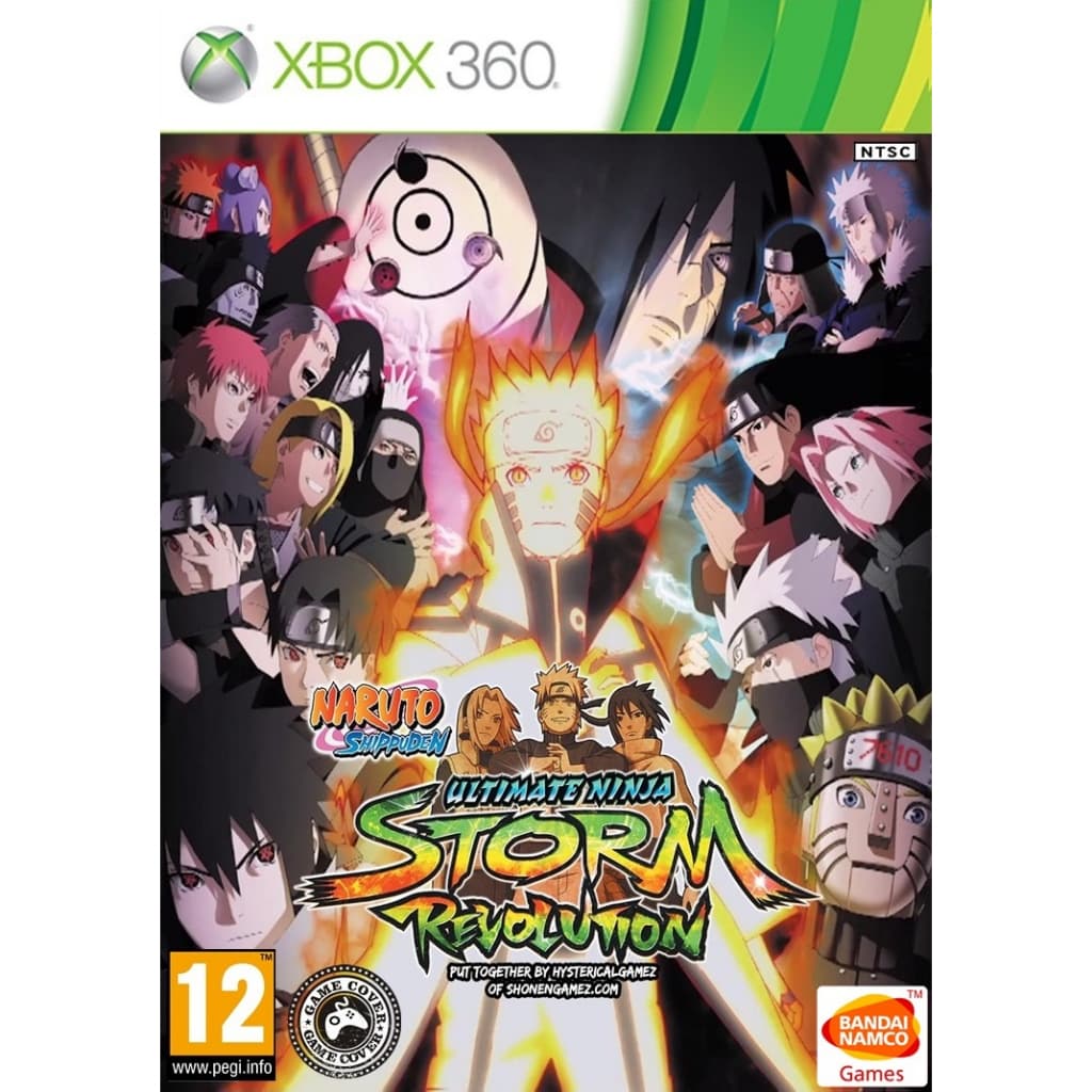 naruto storm revolution xbox 360 - MIDIA FÍSICA
