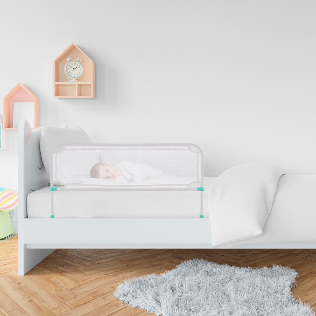 Grade De Cama Com Tela de Proteção Segurança Para Crianças e Cama Normal