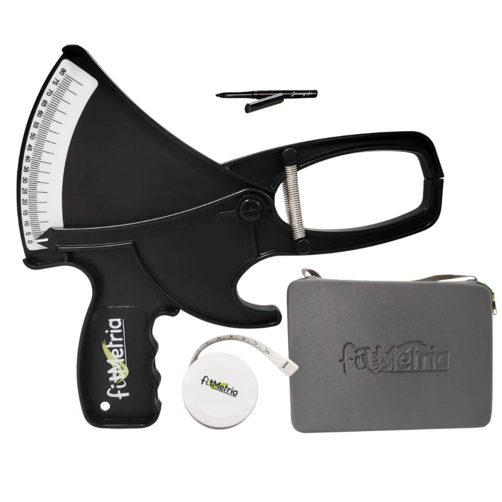 Kit Adipômetro Clínico Avaliação Física Nutrição Com Estojo FITMETRIA