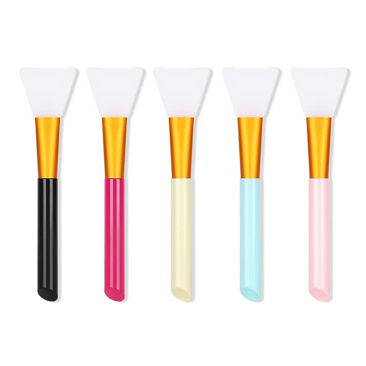 12 Espatula silicone pincel acessorio aplicar skin care mascara facial creme serum base make cosmetico maquiagem