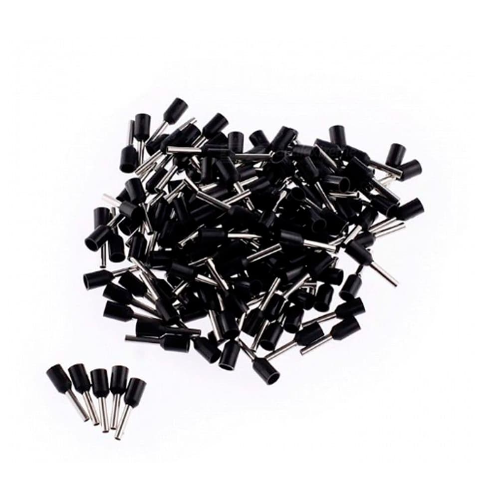 Terminal Tubular Simples 1,5mm 100 Peças