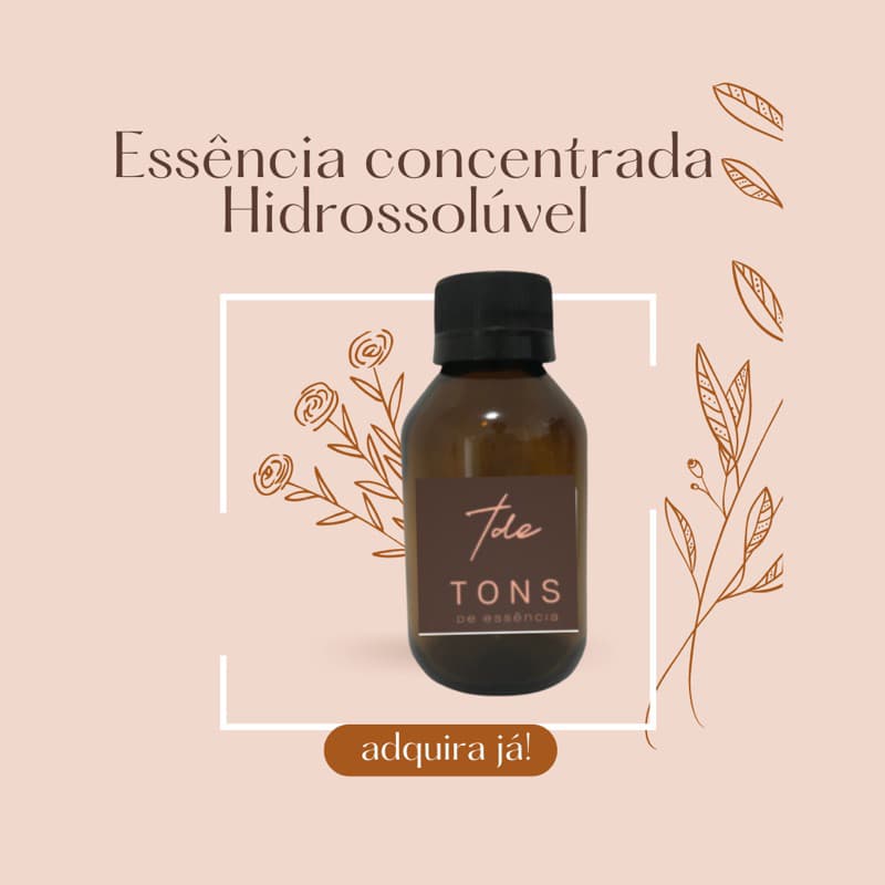 Essência concentrada Hidrossolúvel 100ml