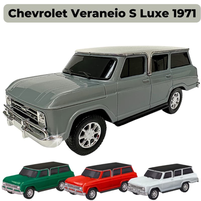Veraneio chevrolet miniatura diverplas