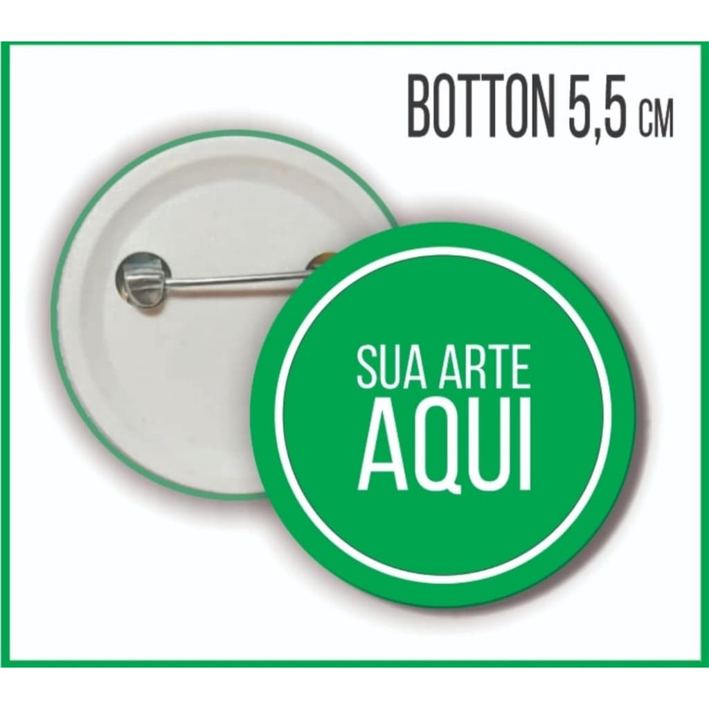 Kit 5 Bottons 5,5cm/ Boton (Botom Personalizado)