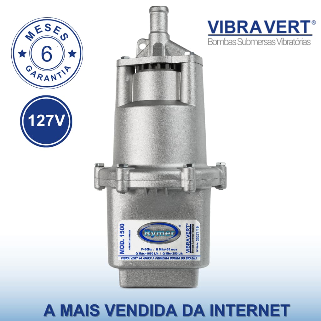Bomba Submersa P/poço Sapo Rymer 1500 110v
