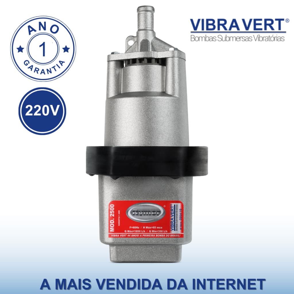 Bomba Submersa P/ Poço Sapo Rymer 2500 Em 220v