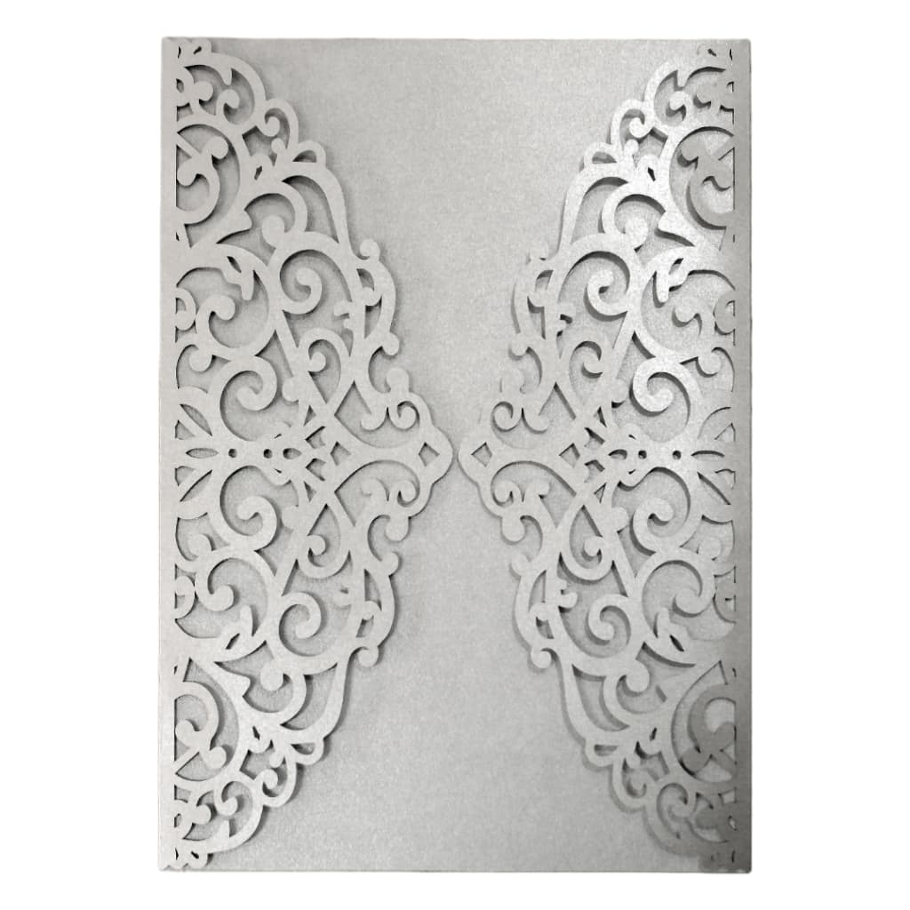 10 Envelopes Rendados Para Convites Papel Perolado Casamento Aniversário 15 Anos