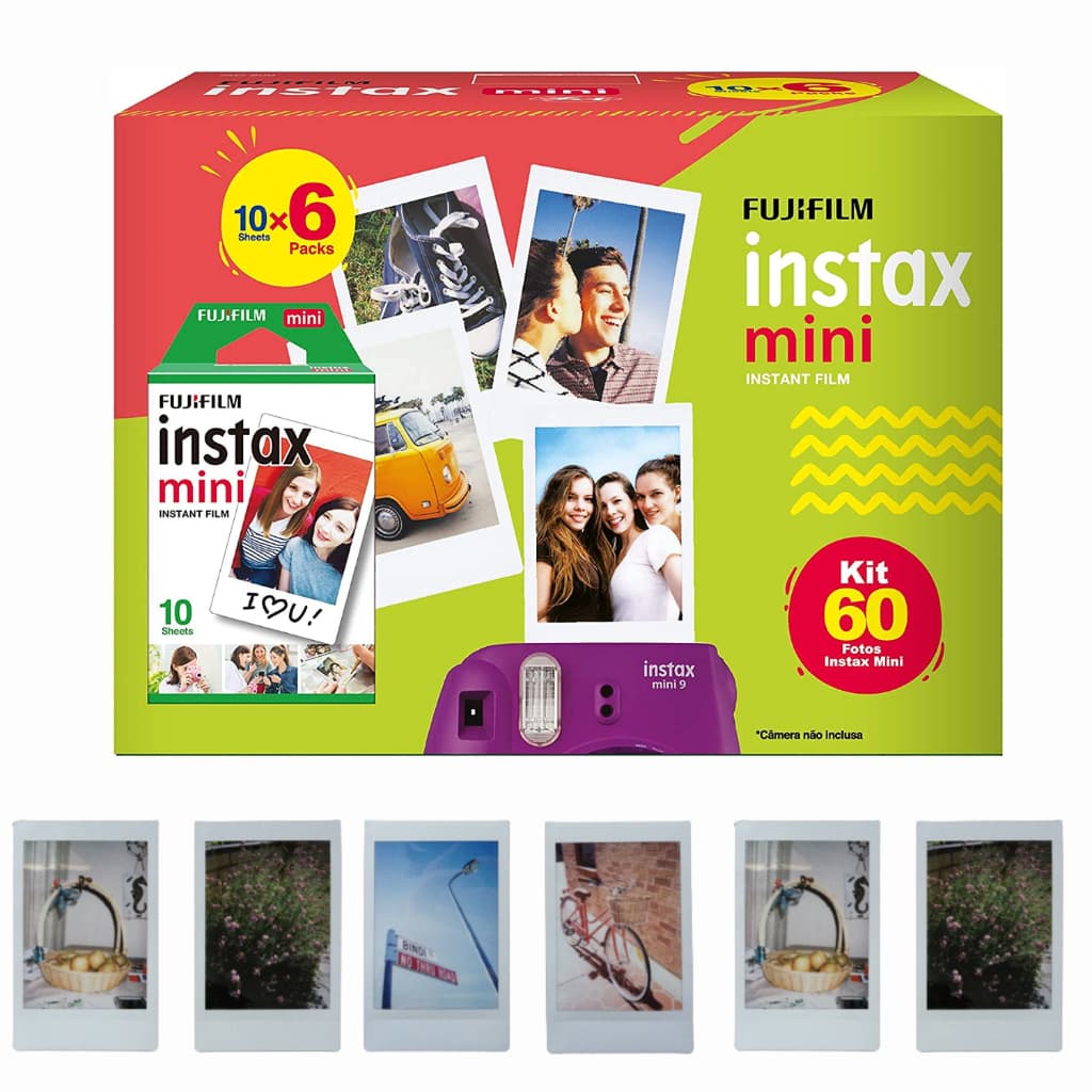 Filme instax mini 60 Fotos fujifilm mini 7s 8 9 11 12 Link