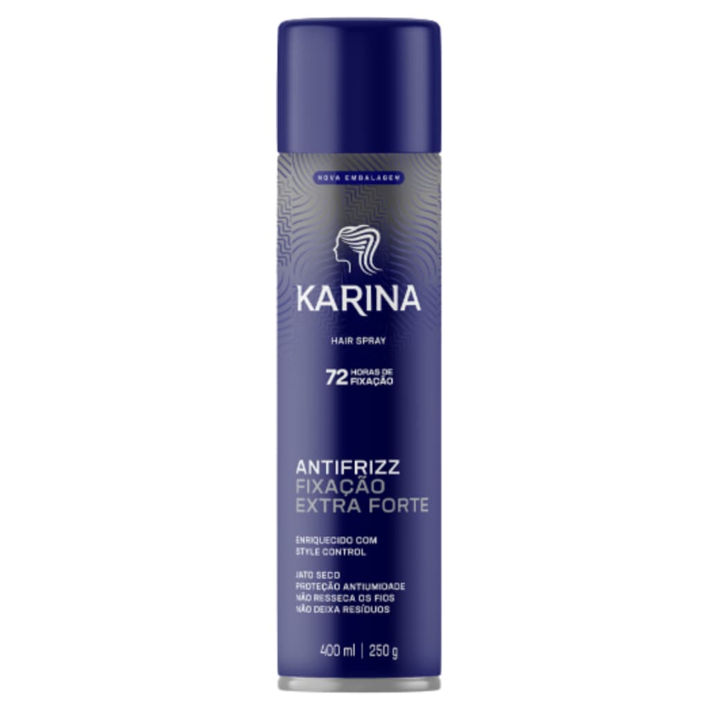 Hair Spray Karina Fixação Extra Forte 400ml