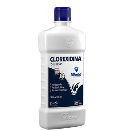 SHAMPOO WORLD CLOREXIDINA 500ML - USO VET