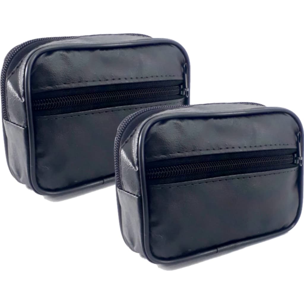 2 Pochetes de cinto porta moedas notas cédulas e objetos