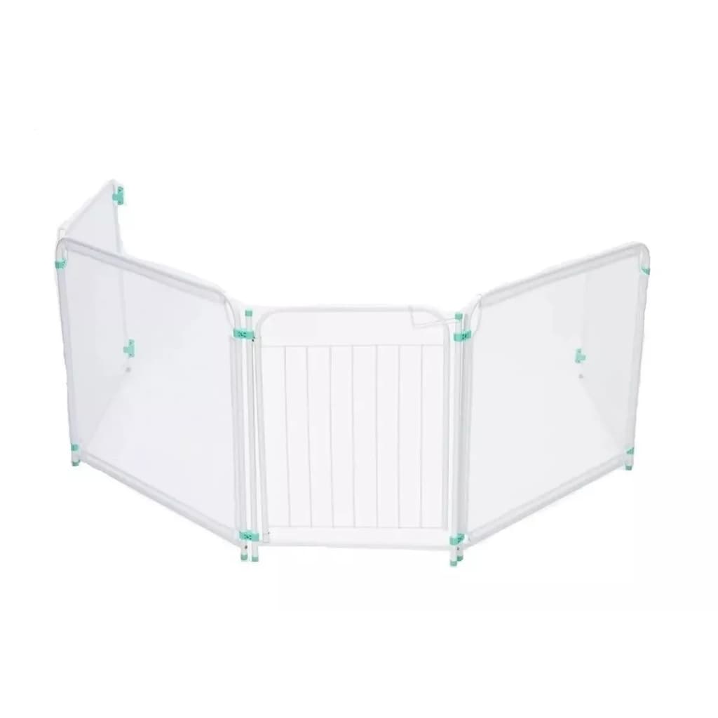 Cercado Telado Grade De Criança Bebe 3/80 Com Portão Segurança