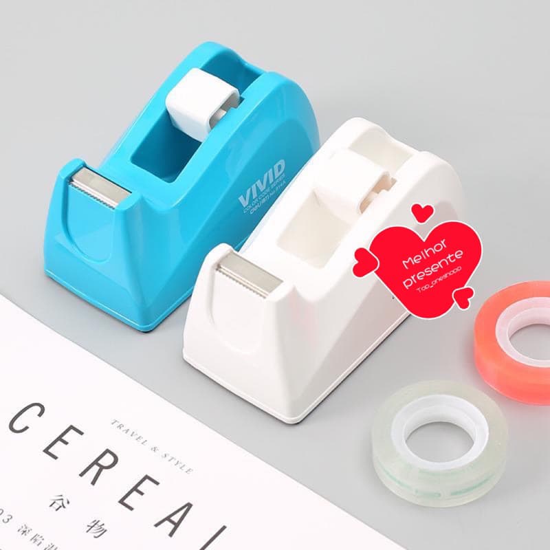 Kit 3 Fita Durex com suporte 18*10