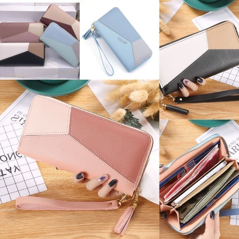 carteira feminina  porta celular, cartão, documento, moeda 6713