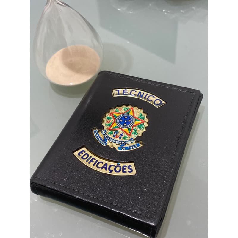 Carteira Completa Luxo Técnico Edificações - Couro Legítimo