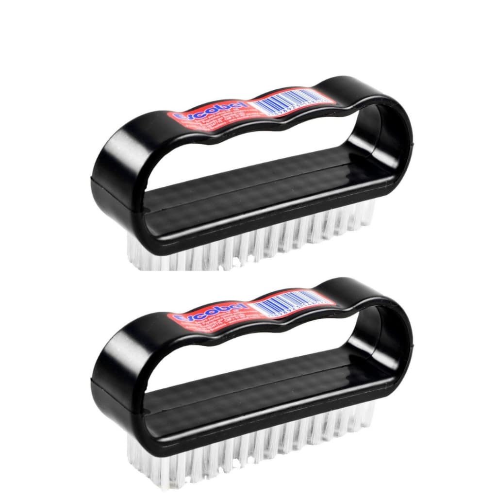 Kit 2 Escova  Limpeza Delicada Multiuso Escovinha Unha Pé Manicure Nylon