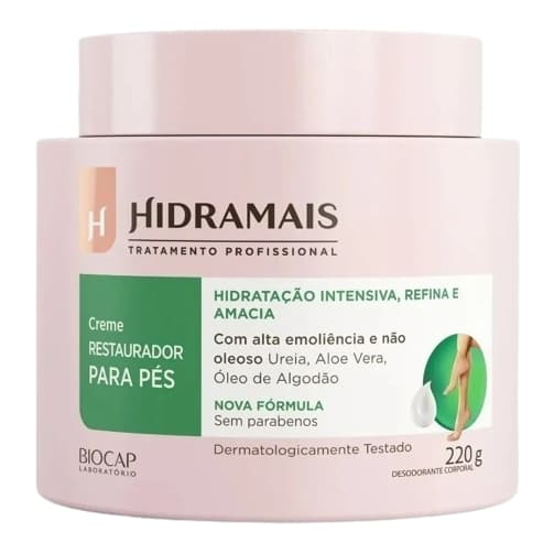 Creme Hidramais Restaure A Vitalidade Dos Pês Perfumados 220ML