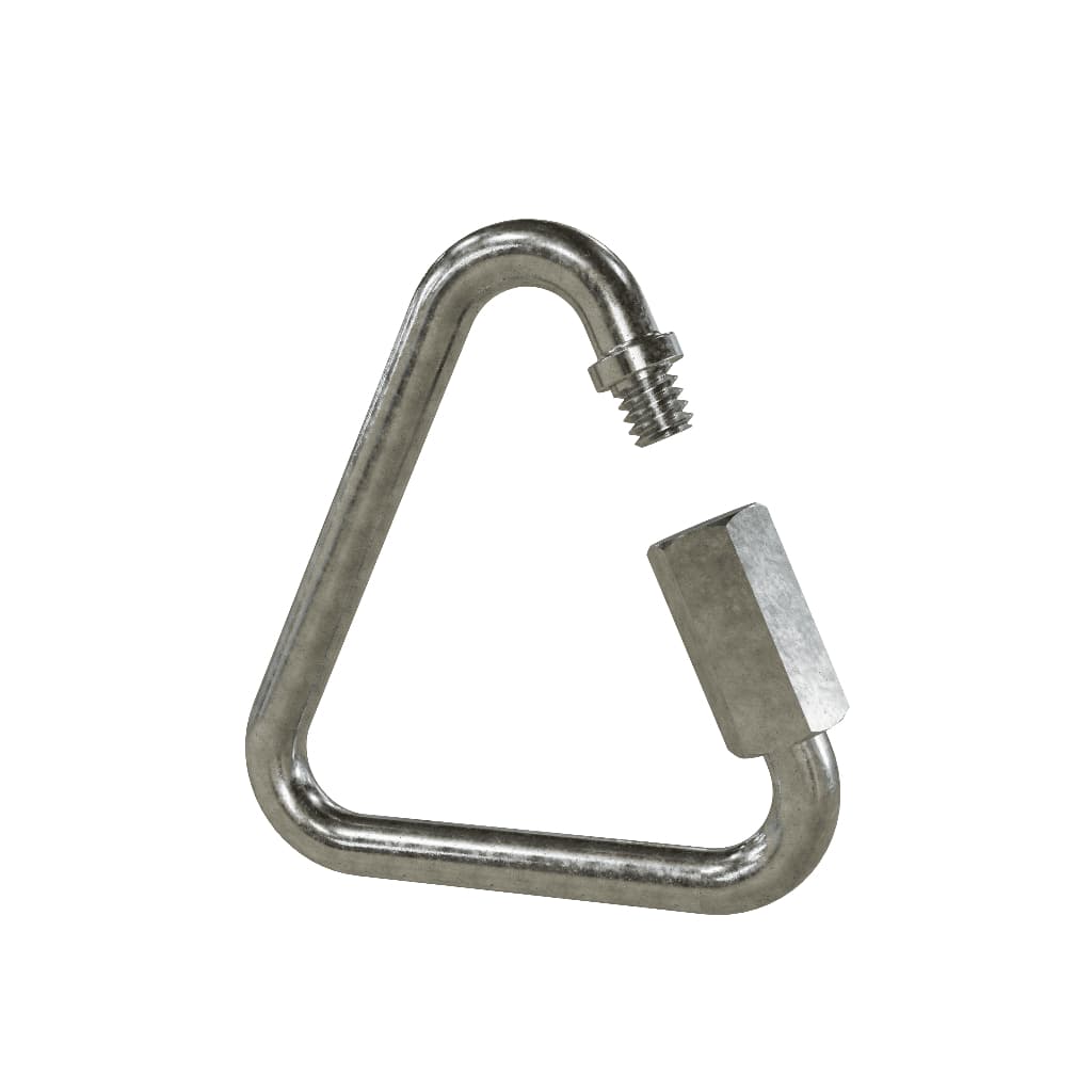 Mosquetão Tipo Delta 8mm Em Aço 500kgf Içamentos-amarrações