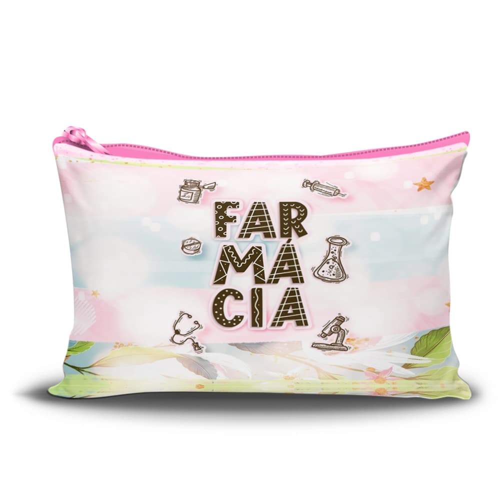 Necessaire Farmácia Simples | Bolsa Organizadora para Estudante e Profissional