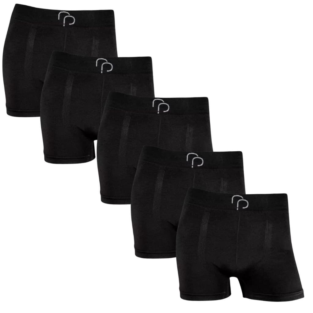 Kit 5 Cueca Box Poliester Microfibra Elastano RP Cuecas Boxer Basicas