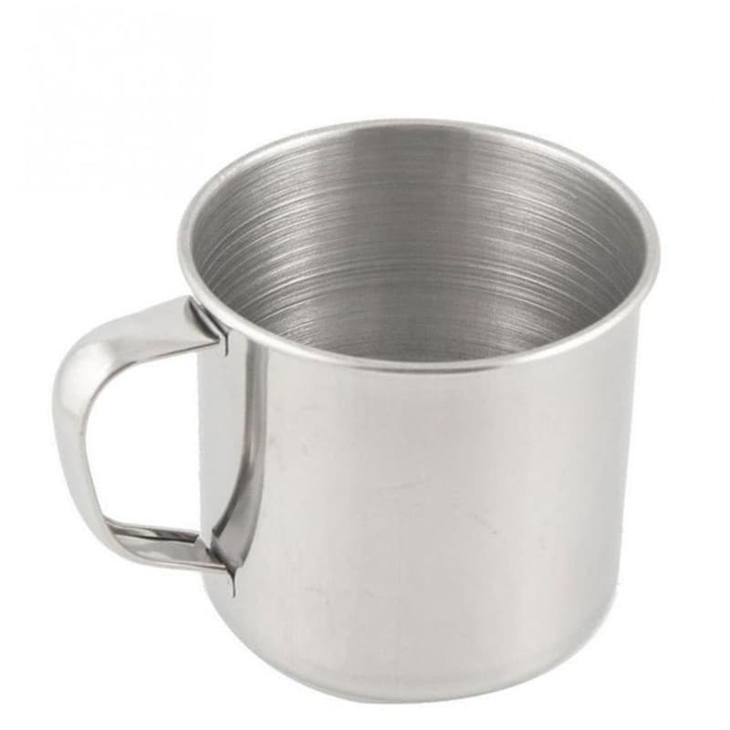 Caneca 100% Em Aço Inoxidavel Com Alça De 1200ml kehome