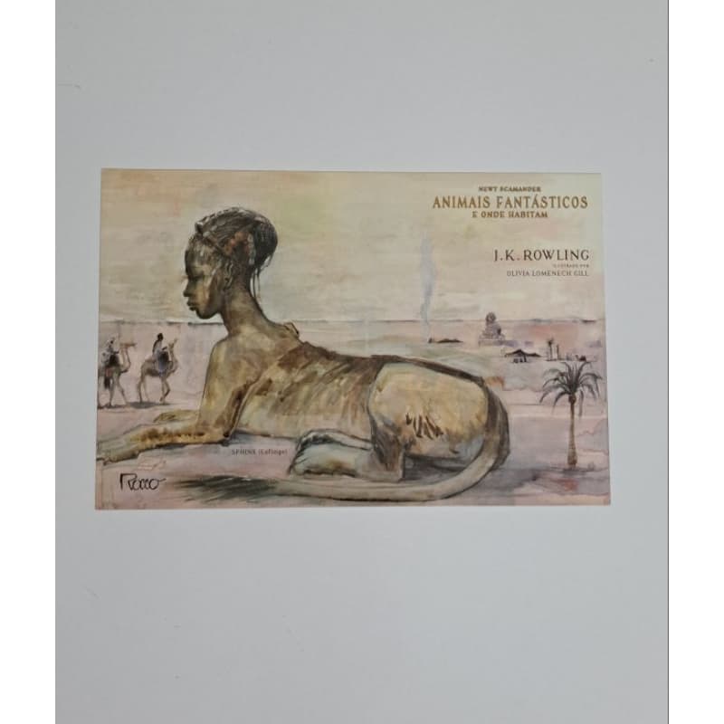 Card - Animais Fantásticos e Onde Habitam, J. K. Rowling