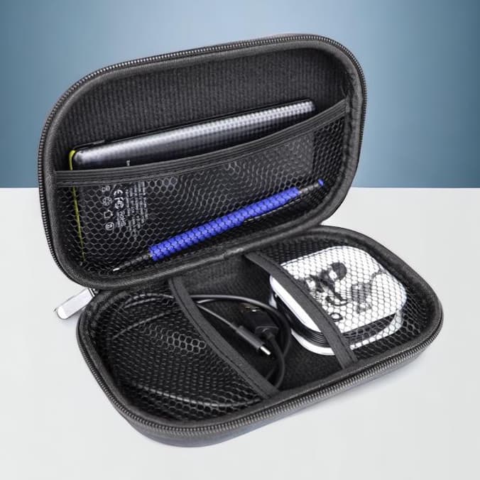 Capa Bag Case Estojo Fone Carregador Cabo Organizador Grande Fones De Ouvido / Headphone