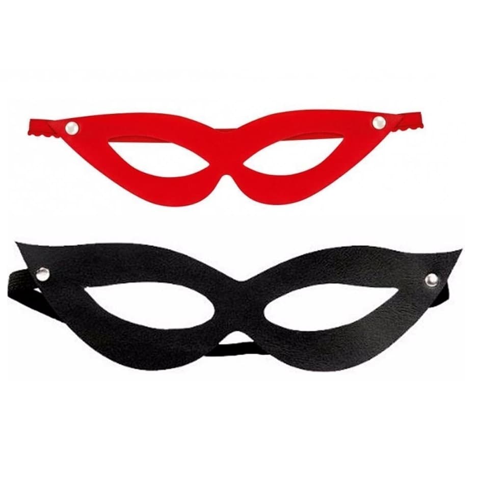 Máscara tiazinha fetiche sadô BDSM  couro sintético