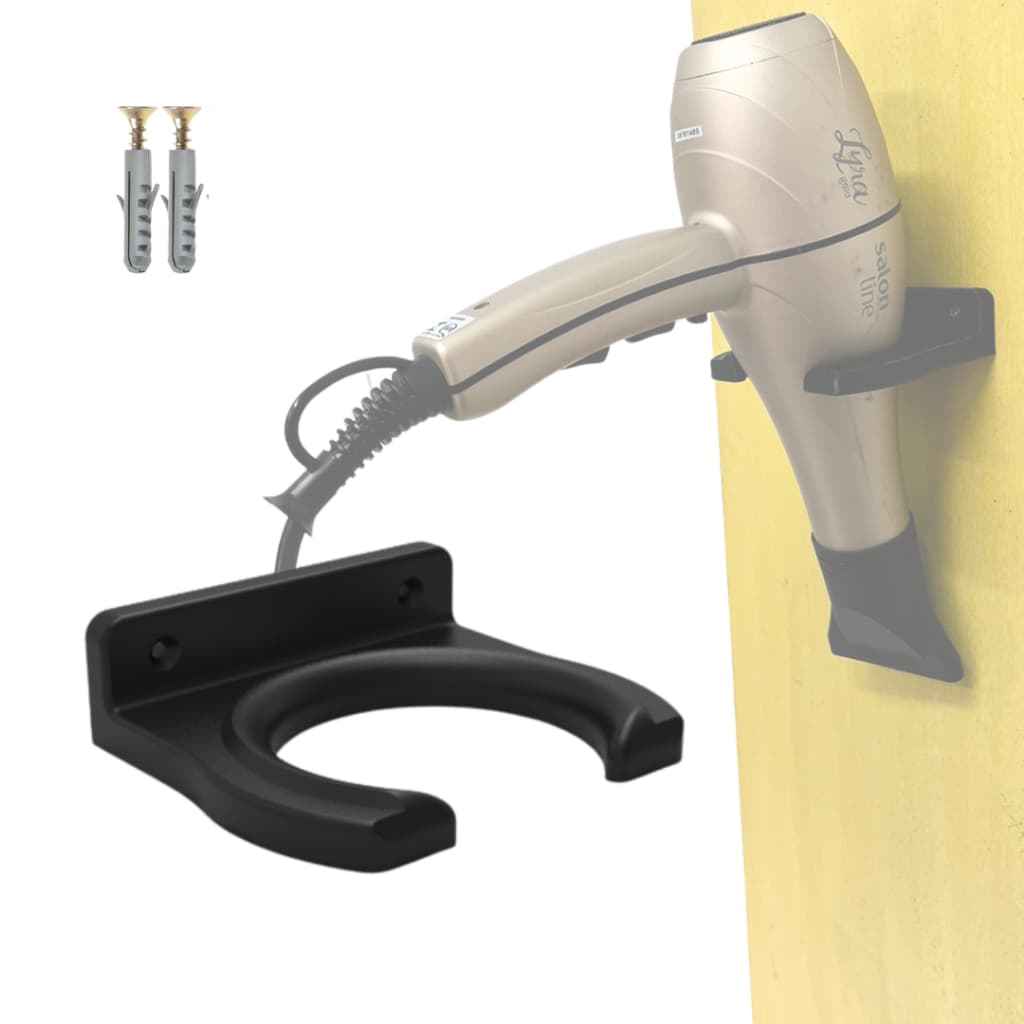 Suporte De Parede Para Secador De Cabelo Universal