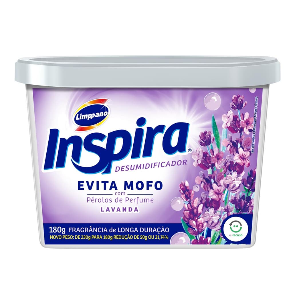 AntiMofo Desumidificador Lavanda 180g Inspira